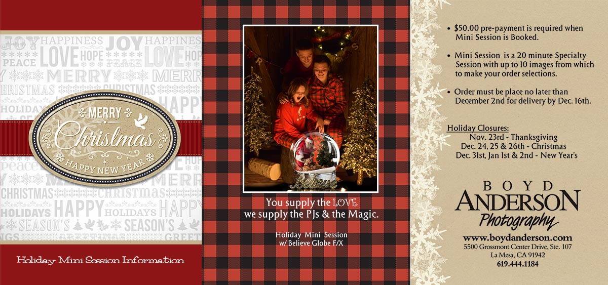 Boyd Anderson Photography Holiday Mini Sessions
